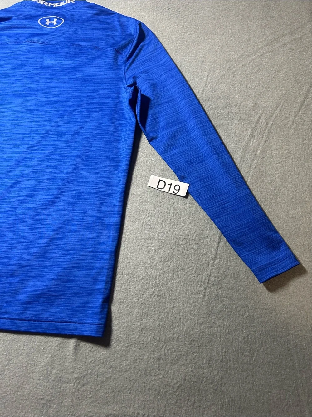 Under Armour Blue ColdGear Compression Mock Neck